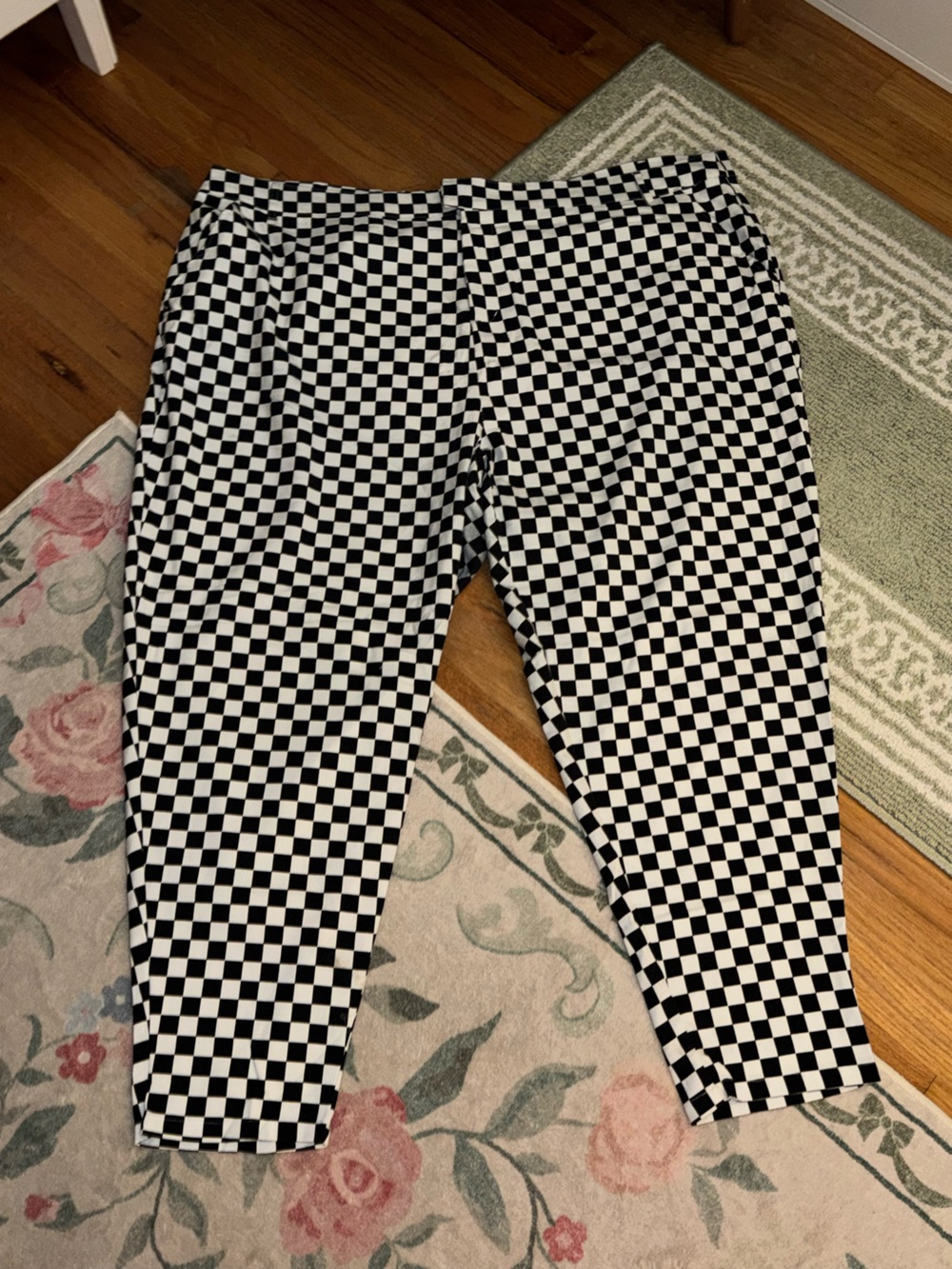 Black and White Checkerboard pants